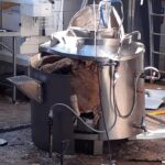 Panela de pressão industrial explode em cozinha de cooperativa em Rio Verde