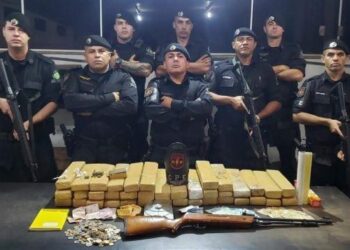 PM prende dois suspeitos por tráfico e 35 quilos de maconha em Rio Verde
