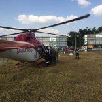Duas pessoas ficam gravemente feridas em acidente na Perimetral, em Goiânia
