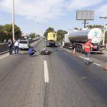 Jovem morre atropelado por caminhão em Goiânia