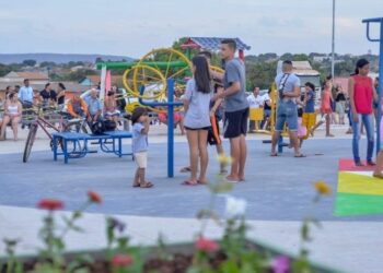 Nova praça para lazer e esporte é inaugurada no Jardim Buriti Sereno em Aparecida