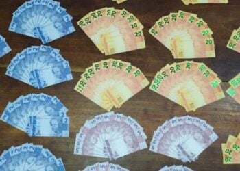 Dupla é presa com mais de R$ 2 mil reais em notas falsas, em Itaberaí
