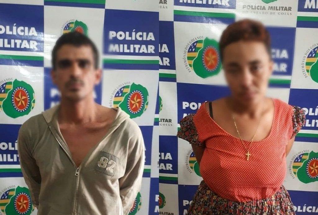 Polícia prende casal suspeito de praticar crimes em Rio Verde