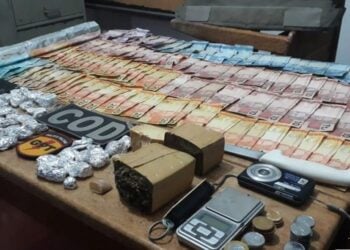 PM prende traficante com grande quantidade de dinheiro e drogas, em Piranhas