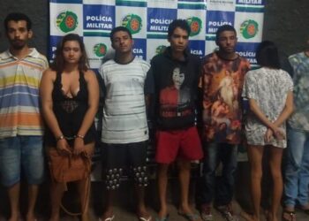Presos suspeitos de latrocínio contra motorista de app, em Goiânia