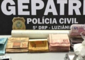 Suspeito de fazer delivery de drogas é preso em Luziânia