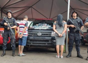 Casal do tráfico é preso com cocaína avaliada em R$ 800 mil, em Jataí