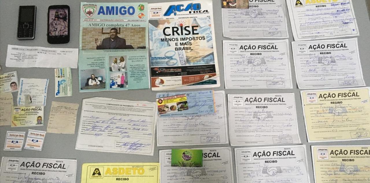 Falso servidor público é preso por vender anúncios em revista falsa, em Anápolis