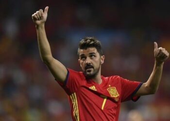 Maior artilheiro da seleção da Espanha, David Villa anuncia aposentadoria