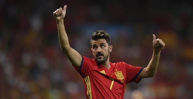 Maior artilheiro da seleção da Espanha, David Villa anuncia aposentadoria