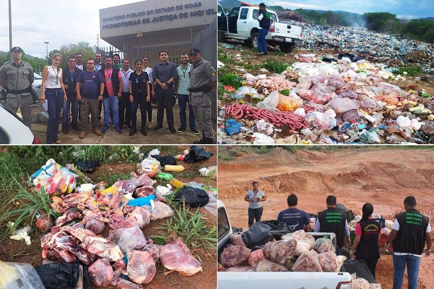 Mais de 3 toneladas de carne clandestina são apreendidas em Niquelândia