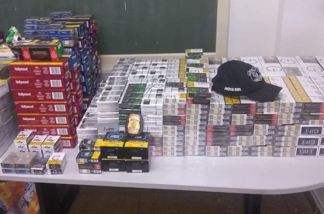 Polícia fecha 11 pontos de jogo do bicho e apreende 2 mil maços de cigarro, em Goiás