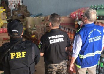 Sócios de supermercados são presos suspeitos de roubo e receptação de cargas, em Goiás