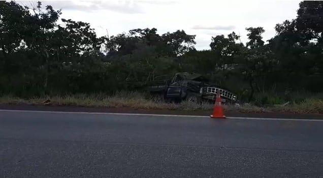 Cabo da PM morre em acidente de carro na BR-153, em Mara Rosa