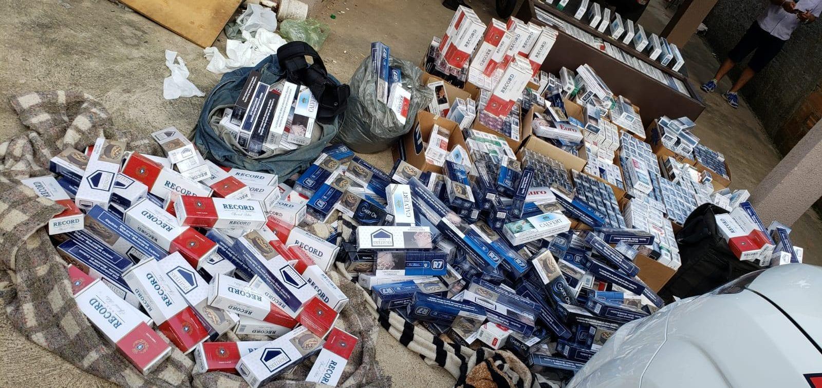 PM apreende carga de cigarros contrabandeados em Aparecida de Goiânia