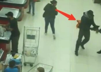 Preso suspeito de roubar e atirar em vigilante dentro de supermercado, em Goiás