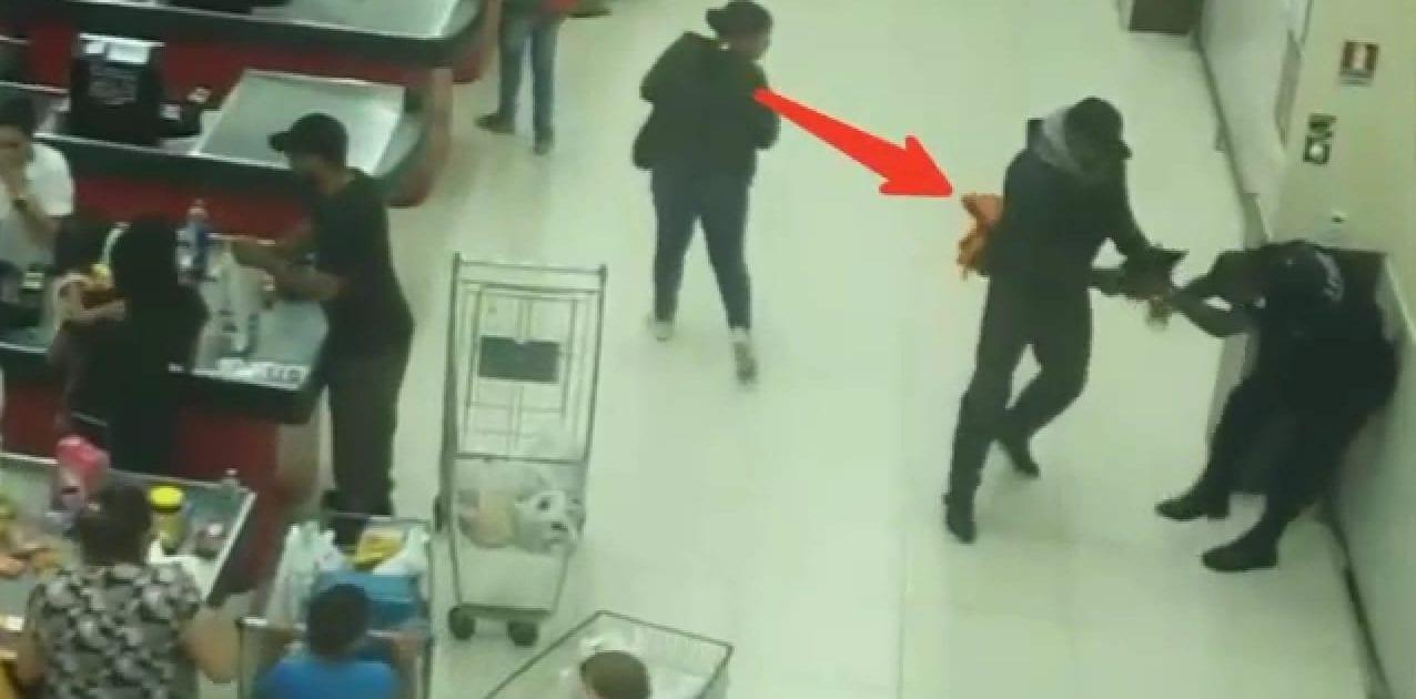 Preso suspeito de roubar e atirar em vigilante dentro de supermercado, em Goiás