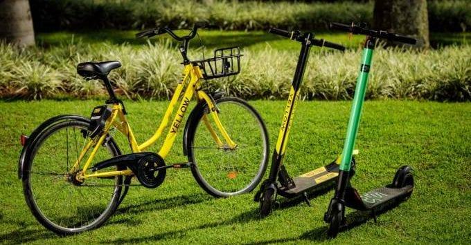 Bikes da Yellow, compartilhadas por app, deixam de circular em Goiânia