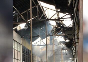Lojas incendiadas em galeria de Goiânia passam por perícia nesta segunda (20)
