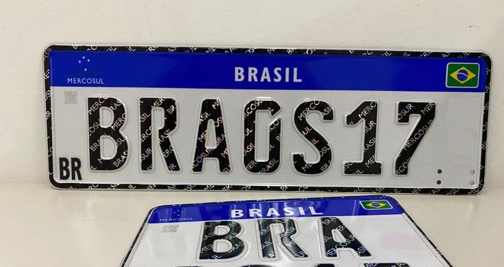 Novo padrão de placas veiculares passa a valer em Goiás a partir de 31 de janeiro