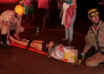 Casal fica ferido após cair em cisterna de 35 metros, em Planaltina