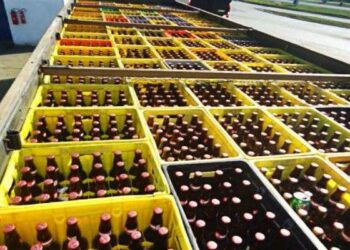 Força-tarefa apreende bebidas avaliadas em R$ 1 milhão, em Goiás