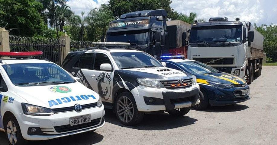 Força-tarefa impede roubo de carga avaliada em R$ 2 milhões em Goiás