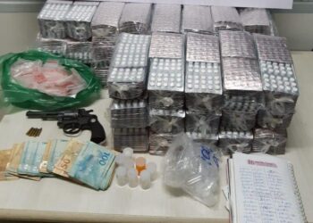Irmãos são presos com 27 mil comprimidos de rebite na BR-153, em Porangatu