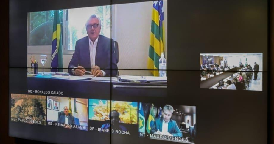 Combate ao coronavírus: Caiado pede a Bolsonaro reposição do ICMS