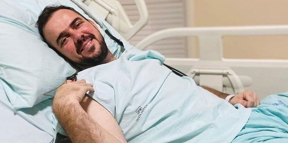 Gustavo Mendanha deixa UTI e segue em tratamento por mais 20 dias