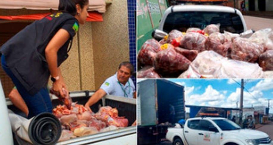 Mais de 5 toneladas de carne clandestina são apreendidas em comércios de Novo Gama