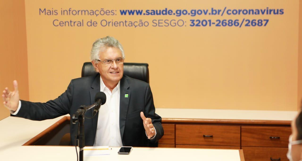 Caiado diz que Goiás está pronto para flexibilização a partir do dia 19
