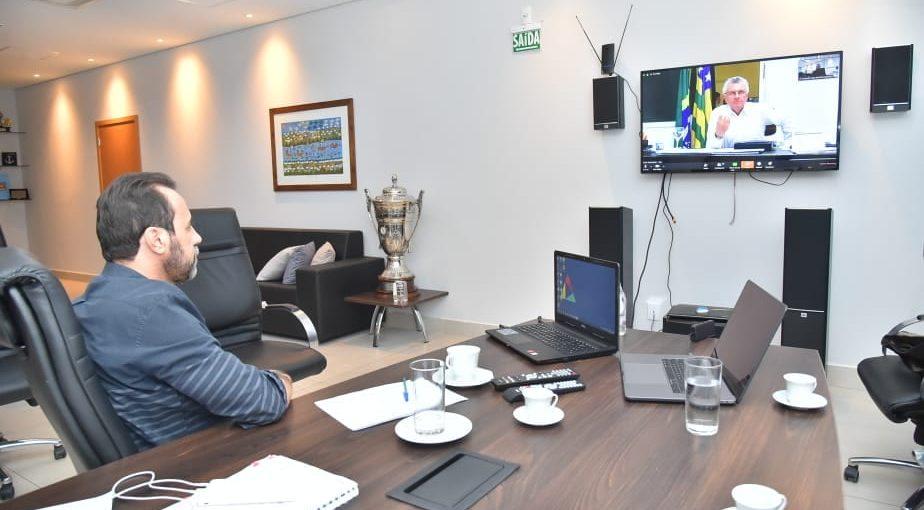 Veter Martins participa de videoconferência com Caiado e 100 prefeitos goianos