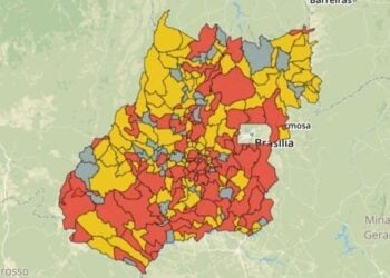 Goiás atinge nível vermelho em isolamento e fica abaixo de 36%