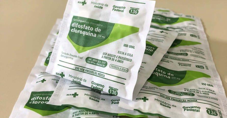 OMS interrompe ensaio clínico com cloroquina em pacientes com covid-19