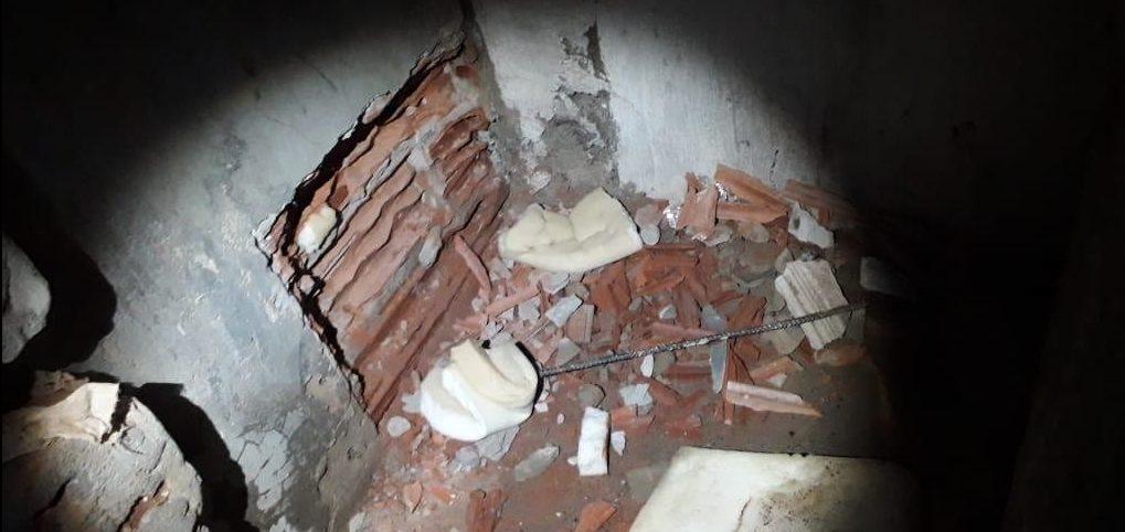 Detentos tentam furar buraco em parede para fugir do presídio de Aparecida
