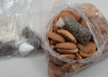 Irmã de detento é presa com drogas em biscoitos no presídio de Trindade
