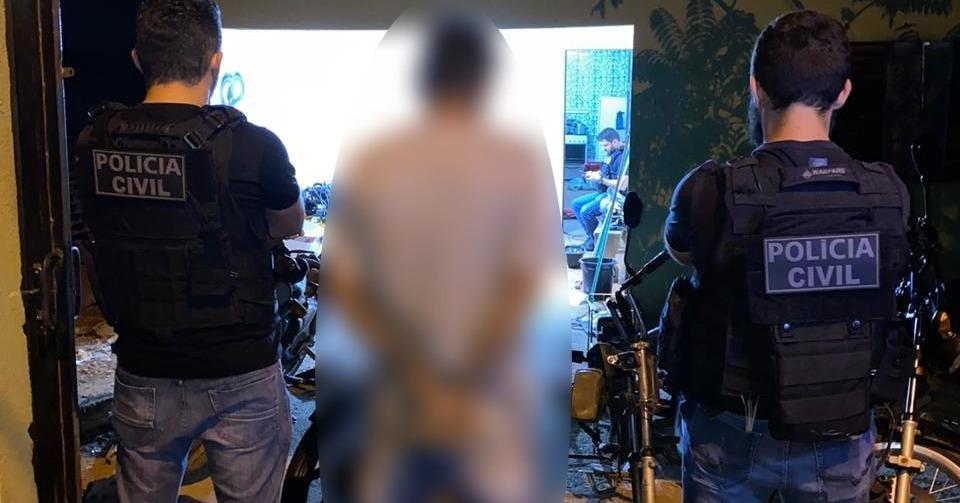 Dupla é presa em Goiás por roubar e vender motos adulteradas na internet 