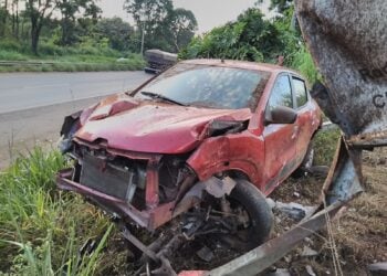 Acidente de trânsito na GO-070 deixa vítima em estado grave