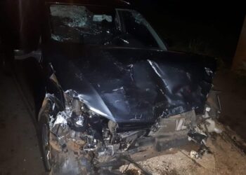 Acidente entre veículos deixa 4 adultos e 3 crianças feridas em Goiânia