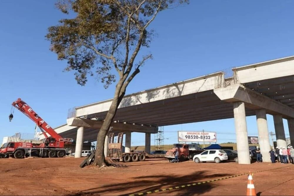 Entrega do viaduto entre a Perimetral Norte e Av Goiás, em Goiânia, é adiada