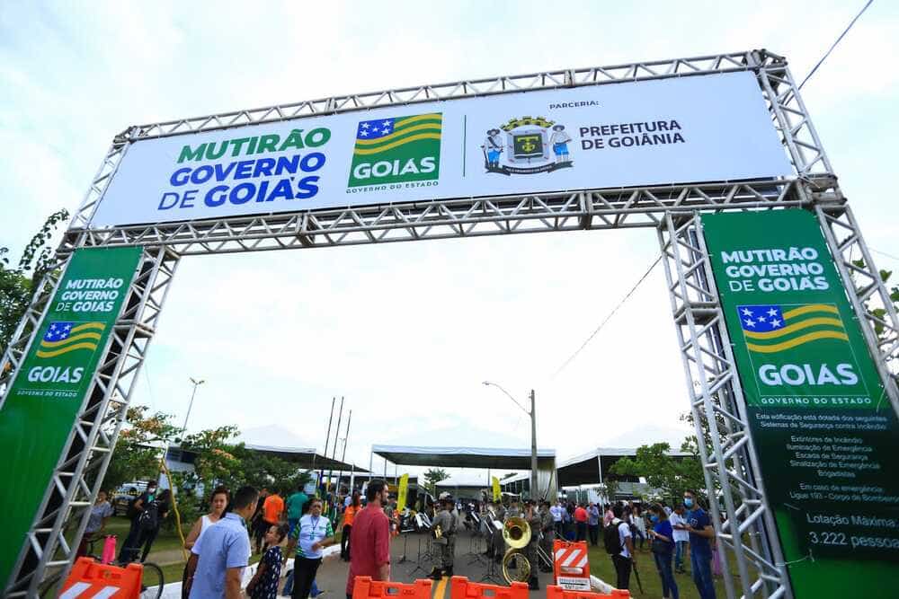 Moradores de Goiânia e Trindade recebem nova edição do Mutirão Governo de Goiás
