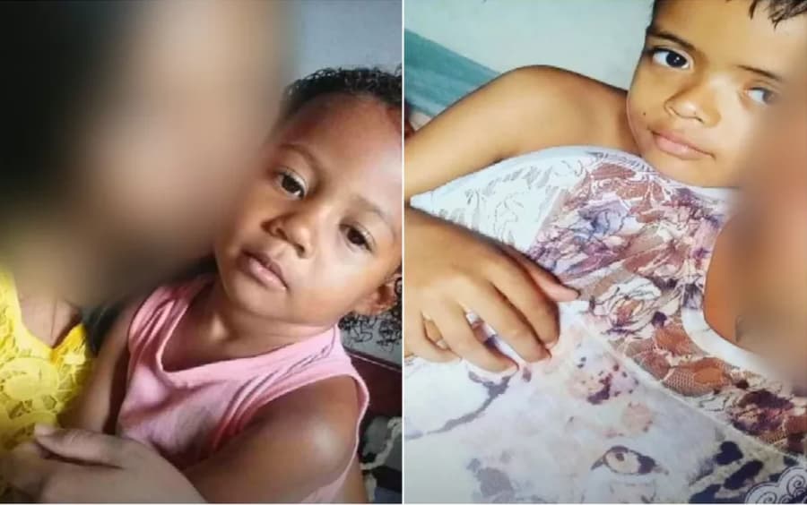 Suspeito de matar crianças de 5 e 7 anos continua sendo procurado pela polícia