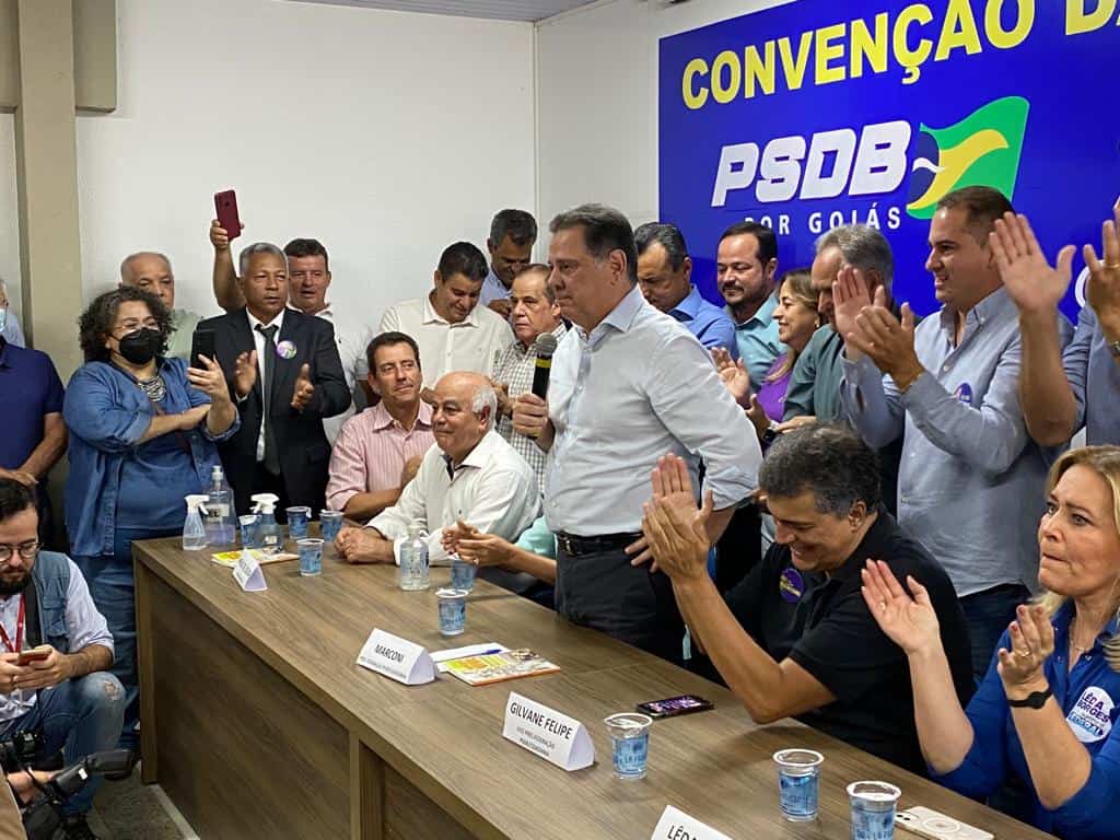 Em evento do PSDB em Goiânia, Perillo anuncia sua candidatura ao Senado