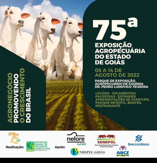 Pecuária de Goiânia: confira a programação da 75ª Exposição Agropecuária de Goiás