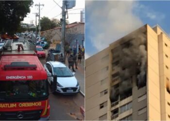 Polícia encontra corpo carbonizado em apartamento que pegou fogo em Goiânia