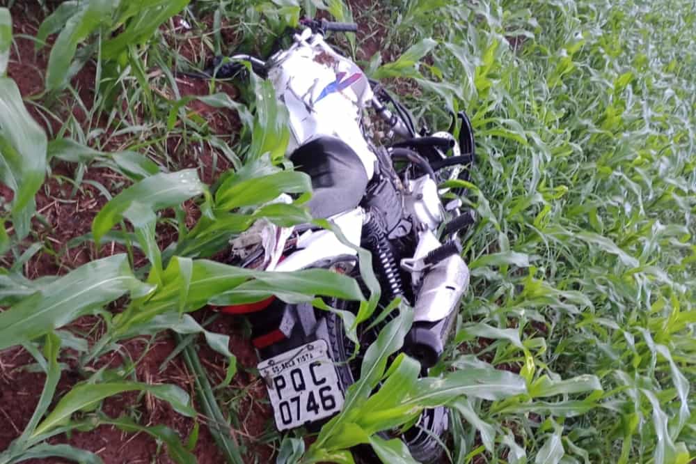 Acidente entre moto e caminhonete na GO-020, deixa motociclista morto