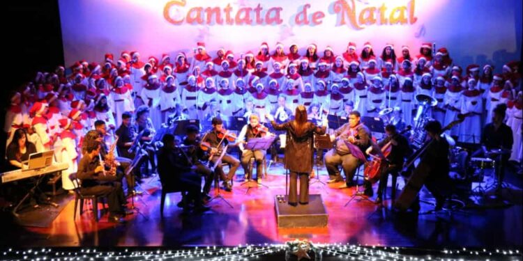 Alunos da rede municipal de educação apresentam Cantata de Natal em Goiânia