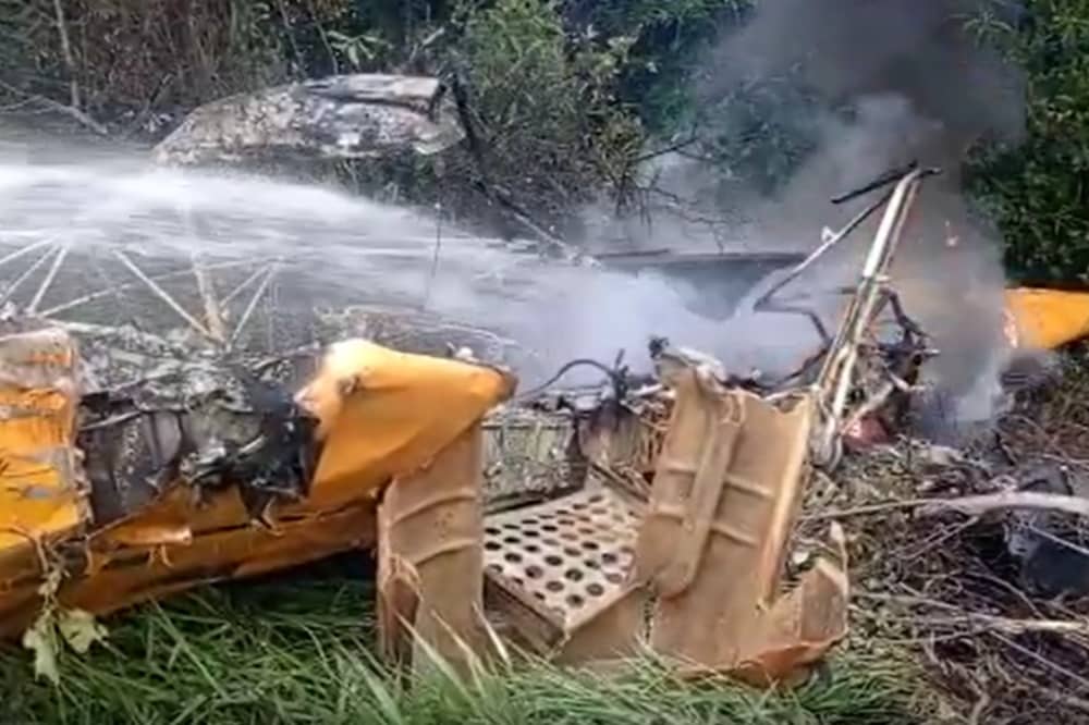 Piloto morre após avião agrícola cair em Bom Jesus de Goiás