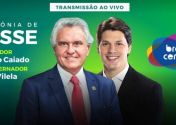 Assista a cerimônia de posse do governador Ronaldo Caiado e vice Daniel Vilela